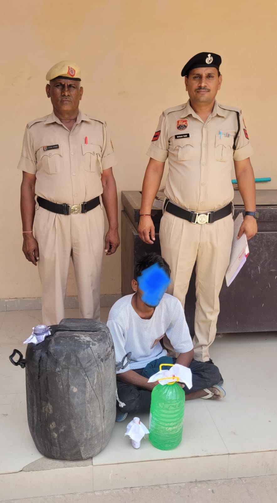 Youth arrested for running illegal liquor distillery.
